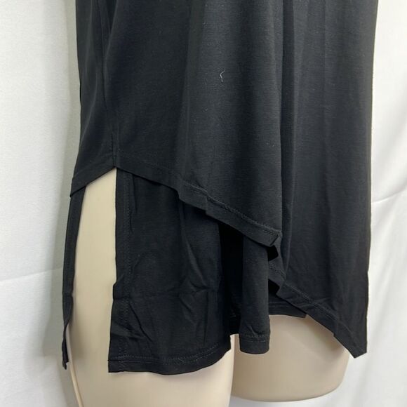 Lanston Revolve black lined tank top tunic NWT size XS - Picture 4 of 11